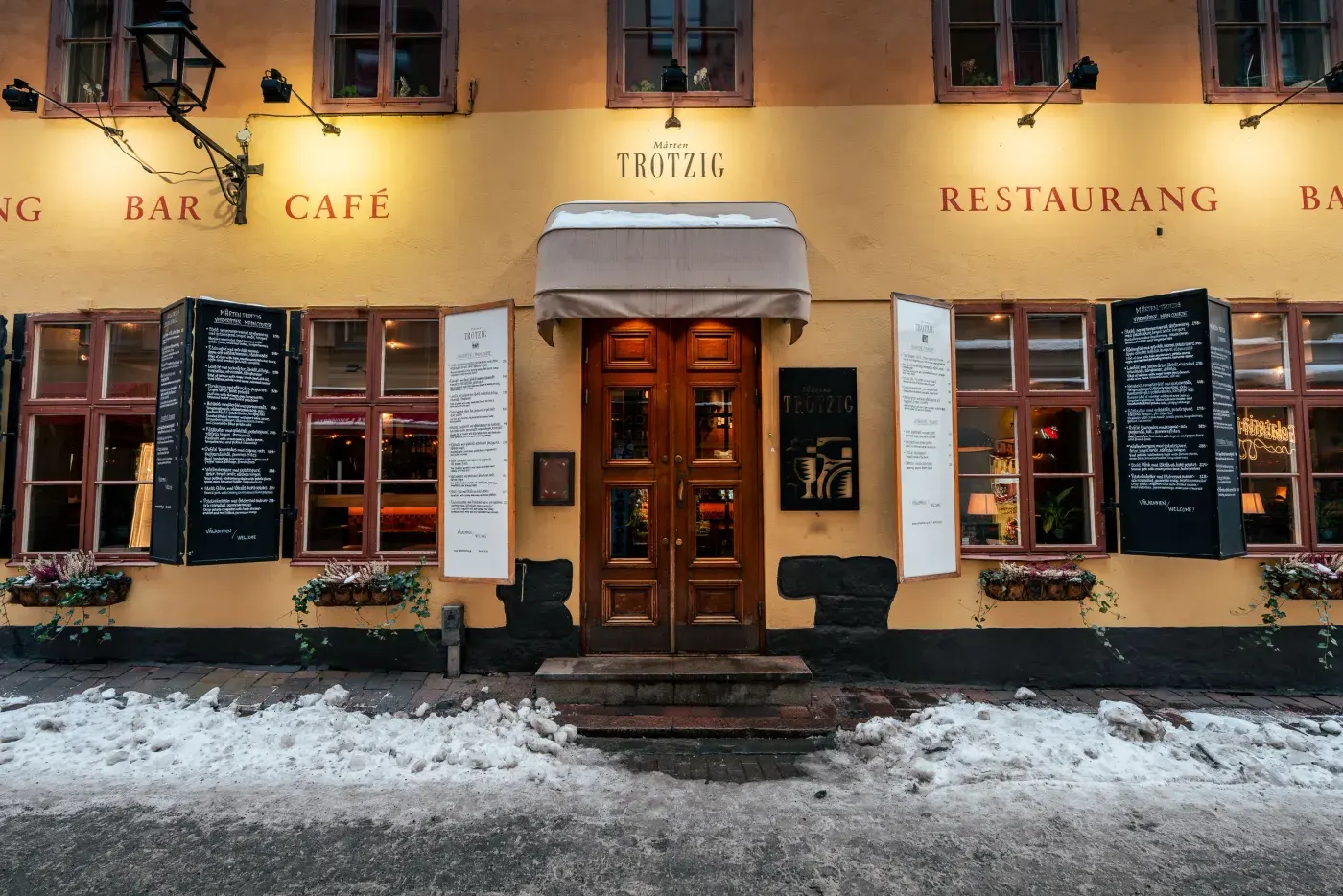 Mårten Trotzig restaurant exterior